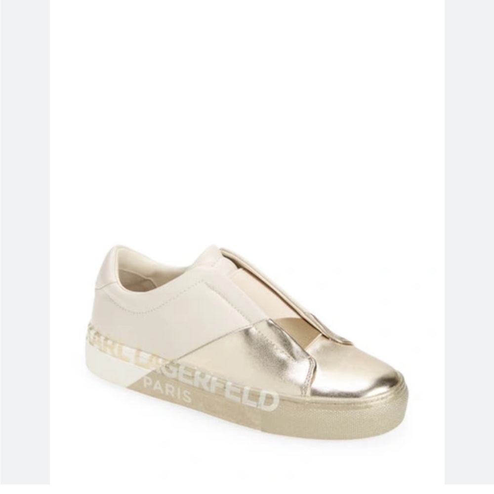 Karl Lagerfeld paris Cyrene logo slip on sneakers